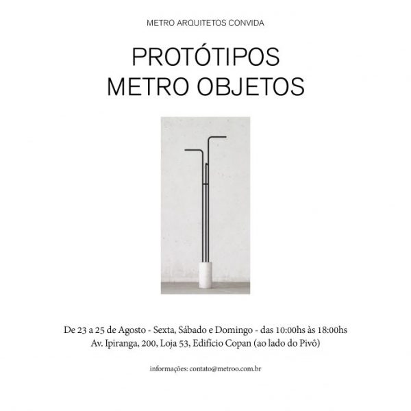 convite METRO OBJETOS