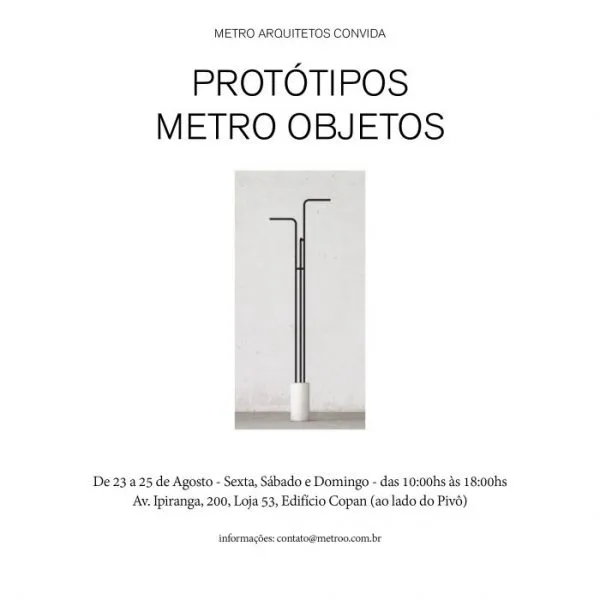 convite METRO OBJETOS